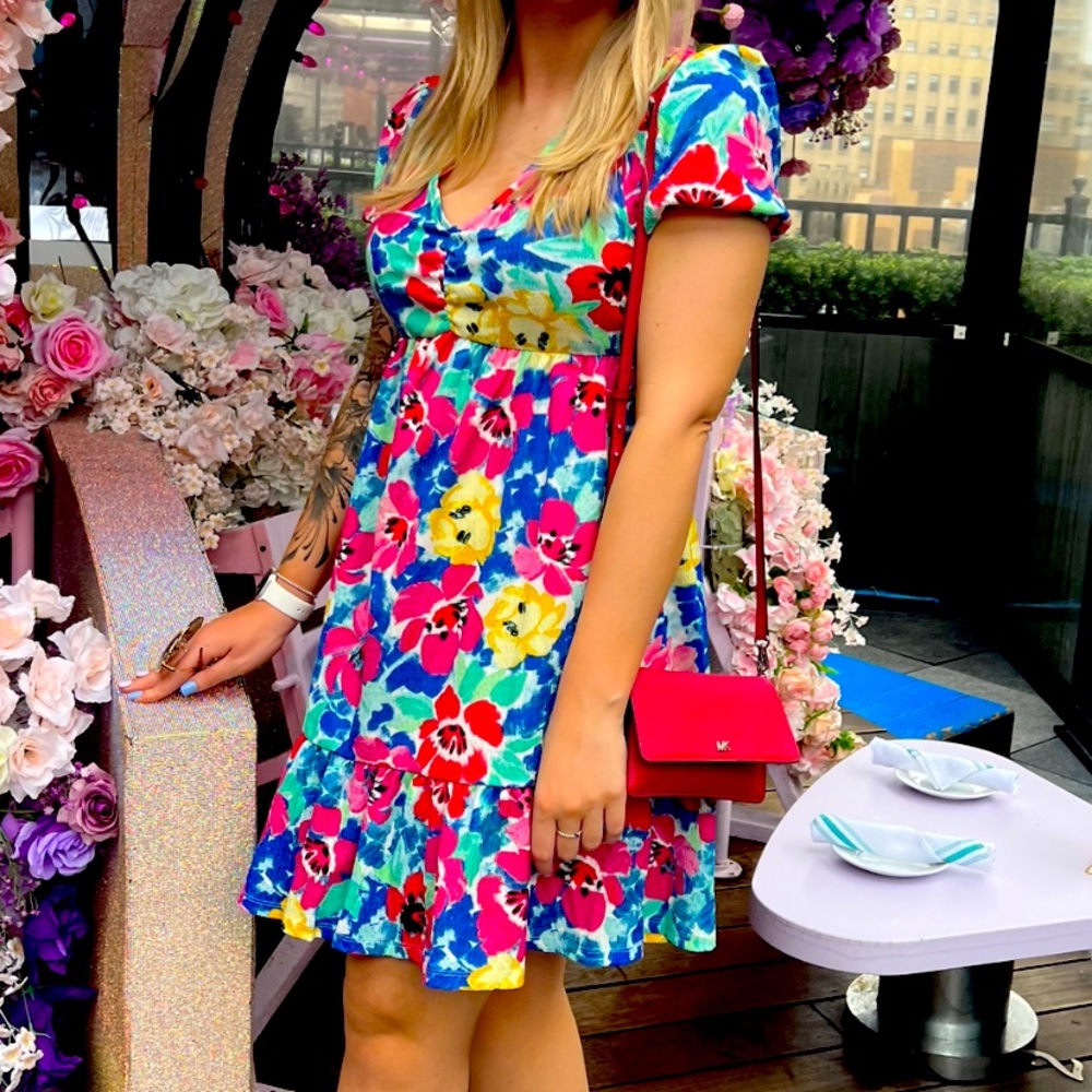 Primark bright floral dress